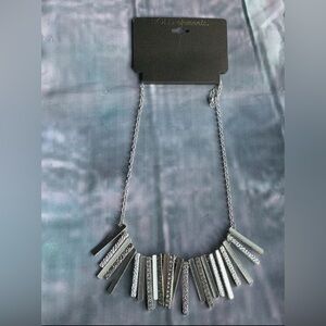 Bold Elements Silver Necklace